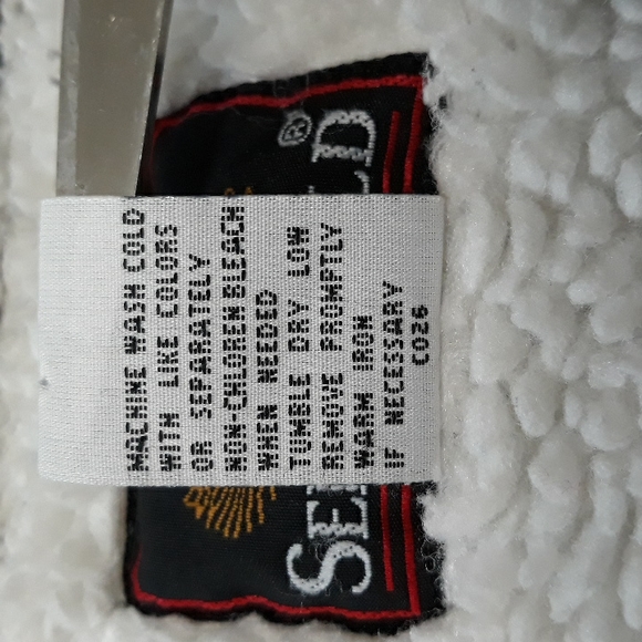 Vintage Sedgefield mens Jacket brown plaid sherpa lined Ramie cotton size XXL - Picture 6 of 13